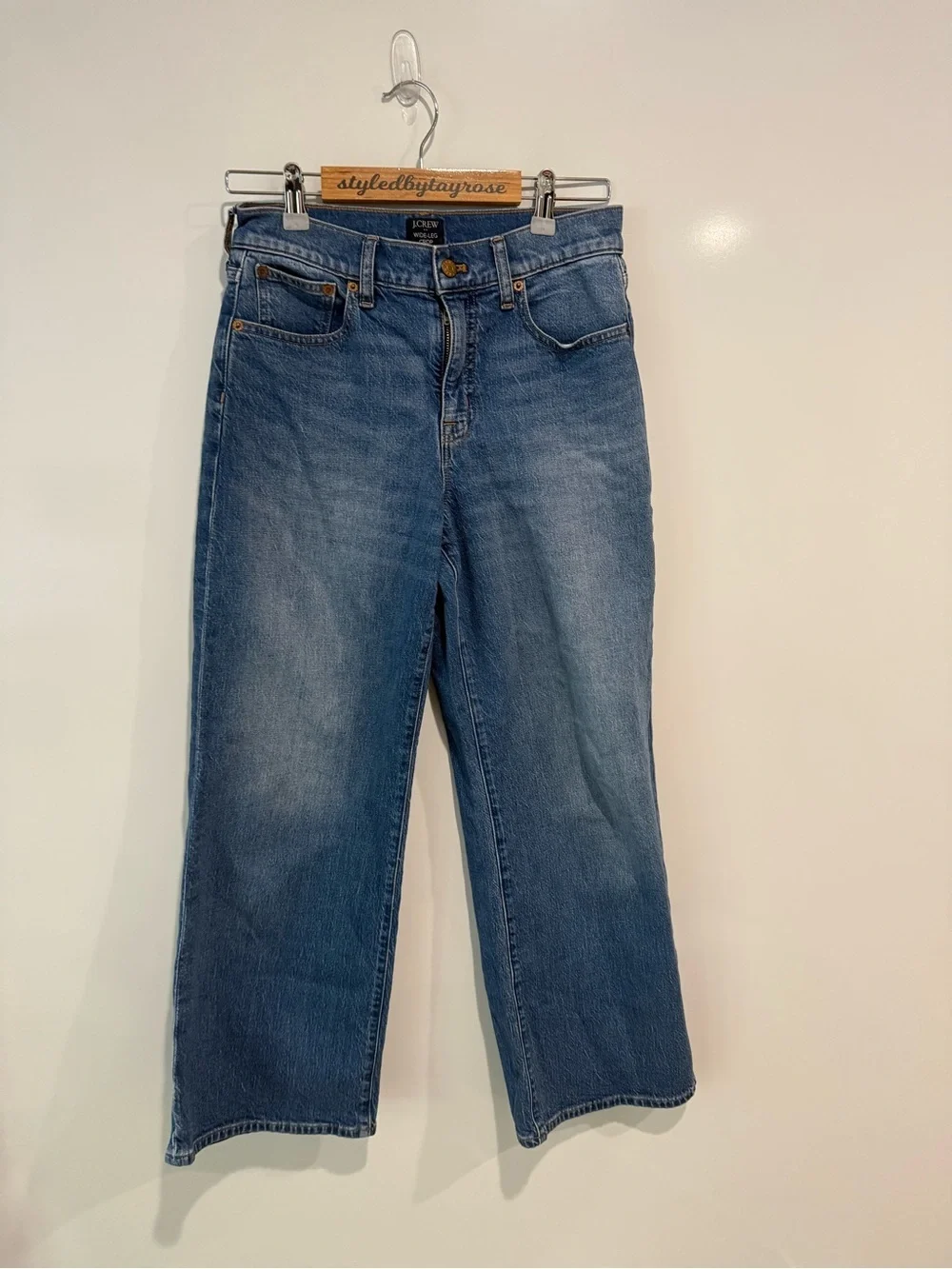 J. Crew Everyday Wide Leg Crop Jean